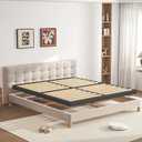 VIPSHOW 2 Inch King Sag-Proof Wooden Slats Box Spring with Round Corners