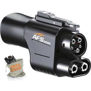NACS to CCS Adapter, Nac Supercharger Adapter, 500A 250KW Electric Vehicle, Fast Charge DC Adapters to CCS for Ford, GM, Rivian