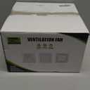 Bathroom Exhaust Fan 12" Panel Ultra Quiet without Light10x10 Mount, 1.0 Sone 130CFM, 4" Duct for Bathroom/Garage/Home (10in(Hole Size))