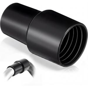 1 Pack Vacuum Threaded Hose Cuff, Press Fit Over 1.5" OD Wand & Fits 1.5" ID Threaded Hose, Compatible with Cen-Tec 65555 and ProTeam 1.5" OD Aluminum Wand, Vacuum Cleaner Connector