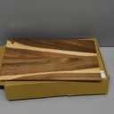 Acacia Wooden Desktop Organizer Shelf Kitchen Cabinet and Counter Riser Display Shelf for Top of Desk Home Office Bathroom Coffee Table Display Stand