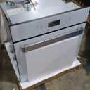 24" Single Wall Oven, ThermoMate 2.6 Cu.Ft. Electric Wall Oven with 12 Functions, White Built-in Convection Ovens, Sensor Touch Control, Safety Lock, ETL Certified, 3100W