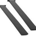 Hidden Island Countertop Support Bracket 2 Pack Black 30 Inch Heavy Duty Granite Countertop Bracket Iron Island Support Brackets for Granite Quartz Wood