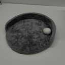 SHENGOCASE 13.5" Cat Tree Tower Accessories Replacement Parts Top Perch Bed Platform, Cat Tower Add ons (Semi-Surrounded M10) (Grey)