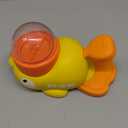 Interactive Dog Feeder, ABS Rotary Dog Food Dispenser with Push Button, Duck Shape Pet Food Dispenser for Enrichment and Entertainment