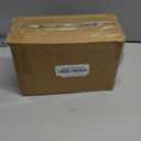 Woho Amber Taper Candle Holders 4.3" H for Halloween/Thanksgiving Decorations, Set of 3 Ribbed Glass Candlestick Holders Vintage for Fall Wedding, Boho Candle Sticks Holder Decor for Dining Table