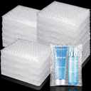 200Pcs Bubble Pouches Wrap 6x8, Clear Bubble Out Bags for Packing, Double Walled Moving Supplies Bubble Bags for Fragile Dishes China Plates, Bubble Pouch Bags for Shipping Storage Wrapping
