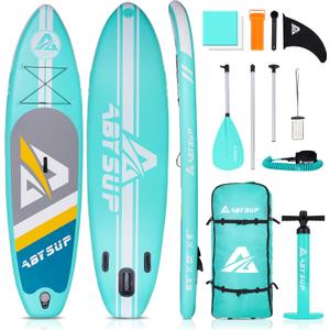 Paddle Boards 10'/10'6"/11'Wide Inflatable Stand Up Paddle Board with Premium SUP Board Accessories for Adults & Youth of All Skill Levels (Shaka)
