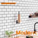 Paper Towel Holder Self-Adhesive Bar Under Cabinet for Kitchen Towel Oil Rubbed Bronze SUS304 Stainless Steel Wall Mounted Rack, AN3002ORB (1 Pack)