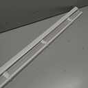 CHICOLOGY Mini Blinds for Indoor Windows – 35"W X 64"H, White Horizontal Vinyl Blinds | Cordless | Easy to Install | Sleek Low-Profile Fit for Doors, Offices, Kitchens & Apartments