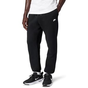 Nike Mens Club Cuffed Brushed Fleece Pants, Black, XL
