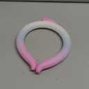 Neck Cooling Tube Wraps Ice Ring Neck Cooler Personal Ice Pack Wrap for Hot Weather Gel Reusable Wearable Gel Cooling for Summer Heat Hot Flashes Freezer Below 64.4 (Gradient Pink)