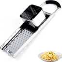Stainless Steel Spaetzle Maker Homemade Noodle Dumpling Making Tool with Safety Pusher and Comfortable Rubber Handle
