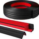 40FT Flexible Wall Corner Protector Moulding Trim, Peel and Stick Inside & Outside Wall Corner Guards Edge Protector,Self Adhesive Molding Trim Strip for Edge Ceiling (Black)