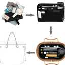 Purse Organizer Insert, Felt Purse Organizer with Zipper and Sewn Bottom Insert, Fit Speedy Neverfull Graceful,6 Sizes