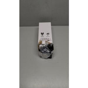 Small Table Lamp for Bedroom - Bedside Lamps for Nightstand, Minimalist Night Stand Light Lamp with Square Fabric Shade, Desk Reading Lamp for Kids Room Living Room Office Dorm (12.8in, Cream & Black)