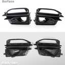 Fog Light Covers,Front Bumper Fog Lamps Bezel Cover Trim,Fog Light Covers Replacement compatible with Infiniti Q50 Sport Q50S 2014 2015 2016 2017,IN1038106 IN1039106,622574GA1A 622564GA1A