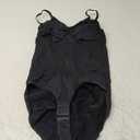 BRABIC Womens' Seamless Sleeveless V-Neck Bodysuit Shapewear Tummy Control (X-Large/XX-Large, Black Brief)