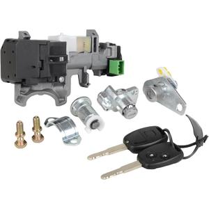 06350-SAA-G30 Ignition Switch Lock Cylinder Assembly Compatible with Accord/CR-V/Civic/Fit/Odyssey Replace 35100-SDA-A71 w/ 2 ID46 Chip Immobilizer Remote Keys