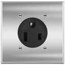 50 Amp 250V NEMA 6-50R Power Outlet, Heavy-Duty 50A Receptacle, for Welders, Plasma Cutters, Electric Ranges, Dryers, and More UL Listed micmi (NEMA 6-50R w/Square wallplate)