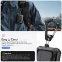 for AirPods Pro 3 Case (2025) with Phone Stand,with Automatic Snap Switch Carbon Fiber Design Protection Cover for Airpods Pro 3 Gen with Cleaning Pen,Balck (Black)