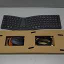 MEETION Ergonomic Keyboard and Mouse Wireless, Split S-Curve Design, 2.4G Wireless & Dual Bluetooth, Slim Low-Profile Rechargeable Full Size Keyboard, 4 DPI Mouse for Windows Mac PC Laptop Computer, Q