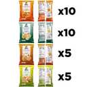 Quaker Rice Crisps, Gluten Free, 4 Flavor Sweet and Savory Variety Mix, Single Serve, 30 count