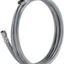 Certified Appliance Accessories Ice Maker Water Line, 5 Feet, PVC Core with Premium Braided Stainless Steel, Silver