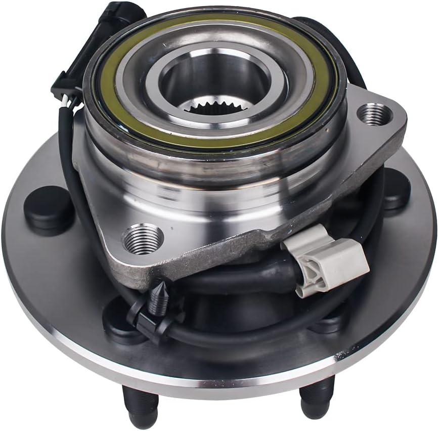 PAROD 515036 4WD/AWD Front Wheel Hub Bearing Assembly Compatible with Cadillac Escalade, Chevy Silverado, Avalanche 1500, Express, Tahoe, Suburban, GMC Savana, Yukon, Sierra 6Lugs W/ABS
