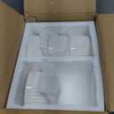 MALACASA Ramekins 12 oz Oven Safe, Porcelain Creme Brulee Ramekins Pudding Custard Cups Large Ceramic Souffle Dishes Ramakan Ramiken Ramicans Baking Bowls Set of 4, White, Series RAMEKIN-DISH