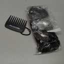 REECHO Hair Extensions, 4PCS Clip in Hair Extensions HE001 Natural Soft Synthetic Hairpieces for Women (20 Inch-200 Gram (Pack of 4), Dark Brown)