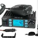 Retevis MB1 40 Channel CB Radio, Noise Cancellation Long Range Mobile Radio, with CB Antenna and Cigarette Lighter, Emergency Channel 9/19, 7-Color Screen, Auto-Scan, External Speaker Jack for Trucker