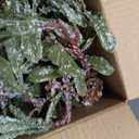 3 PCS Christmas Lighted Branches for Vases, 147 Lights with Cypress-Leaf and Red Berries, Battery Operated, Timer, Handmade Artificial Evergreen Sprig Twinkle Trees for Indoor Outdoor