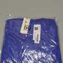 JMIERR Men's Cable Knit Pullover Sweater Casual Long Sleeve Stand Collar Button Knitted Sweaters (X-Large, Dark Blue)