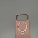 TORRAS Ostand Q3 Silicone for iPhone 17 Pro Max Case, Fit for MagSafe, 360 Spin Stand, Soft Liquid Silicone Cozy Grip, Camera Control, Protective Case for iPhone 17 Pro Max for Women Girl, Bliss Pink