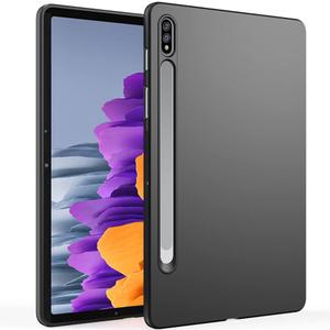 Case for Samsung Galaxy Tab S8/S7 11 inch, Thin and Soft Protective Cover, Black