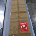 LFT HUIMEI2Y Glass Display Cabinet 4-Shelf with Door and Lock, Curio Cabinets Upgraded Quick-Install Style Tempered Glass Floor Standing Bookshelf for Bedroom, Living Room 65x 17x 14 Black