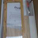 LOHASOK Bread Box for Kitchen Countertop Large Bread Box Farmhouse Bread Container Bread Storage with Window Bread Holder (Natural Wood)