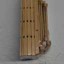4.4" High Bamboo Drawer Dividers with Inserts, Kitchen Adjustable Drawer Organizers, Expandable Organization for Home, Office, Dressers, and Bathroom, 4 Divider with 8 Insert (4.4" Tall, 16.5"-22" Long)