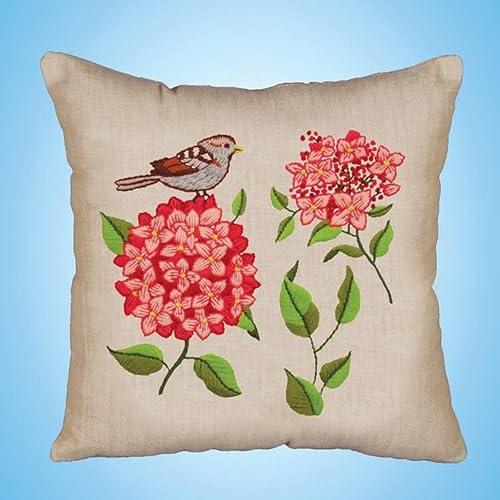 Design Works Crafts Inc. Song Bird Garden Crewel Pillow Kit