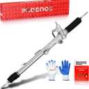 PHOBOOS Hydraulic Power Steering Rack and Pinion Assembly Compatible with Toyota Tundra 2000-2006, Toyota Sequoia 2001-2007, 3.0L/4.0L/4.7L, New Unit, Leak Resistance, Direct Fit, Ref. 97-1618