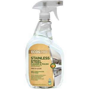 Earth Friendly PL933032 Stainless Steel Cleaner & Polish - 22 Oz