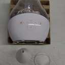 Crane White Drop 4 in 1 Ultrasonic Cool Mist Top Fill Humidifier with Sound Machine, 1 Gallon Tank, For Large Rooms, Clear and White, Baby Nursery Humidifier