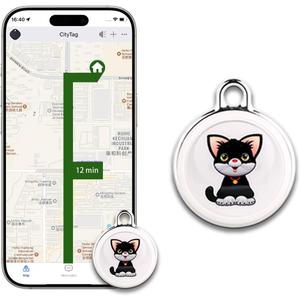GPS Tracker for Vehicles, Mini Portable Wireless Hidden Tracker with Global Coverage, for Vehicles, Pets, Elderly, Children, No Monthly Fee