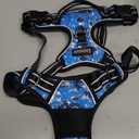 BARKBAY No Pull Dog Harness Front Clip Heavy Duty Reflective Easy Control Handle for Large Dog Walking(Blue camo,XL) (X-Large(Chest:31-38))