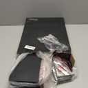 Love-KANKEI Corner Shelf Wall Mounted,Floating Wall Shelves for Storage,Rustic Wood Hanging Shelves for Display,Bathroom Kitchen Bedroom Living Room,Set of 4,Black