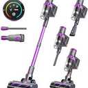Belife BVC11 Cordless Vacuum Cleaner, 450W 38Kpa Stick Vacuum with 50 mins runtime, 13000RPM Burshless Motor, Powerful Vacuum Cleaners for Home Hardwood Floor pet Hair Carpet