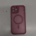 TOCOL Magnetic for iPhone 13 Pro Max Case, Upgraded Full Camera Protection, Compatible with Magsafe, Drop Protection, Translucent Matte Back for iPhone 13 Pro Max 6.7 inch (Plum)