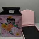 Upgrade XL Portable Toilet for Adults, Extra Large Portable Travel Floding Toilet, Camping Tall Toilets with Lid for Adults and Kids Compact Potty for Car,Hiking,Beach and Camping (Pink)