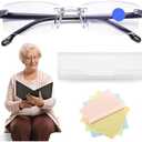 FENNIDICE Anti-Blue Light Presbyopia Glasses Auto Zoom Smart Look Far and Near for Reading Computer or TV